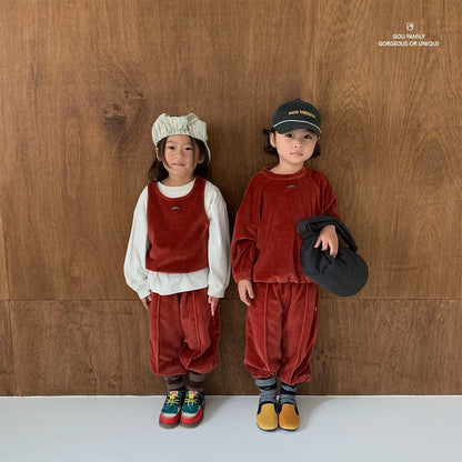 [PRE-ORDER] Velour Go Top Bottom Set (Mom Couple)