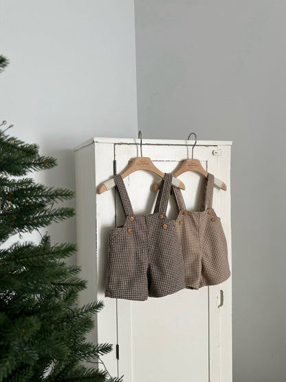 [PRE-ORDER] Window Check Suspender Pants