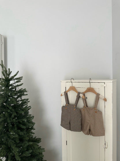 [PRE-ORDER] Window Check Suspender Pants