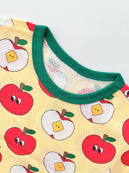 Happy Pop Cotton Mesh Home Wear Set