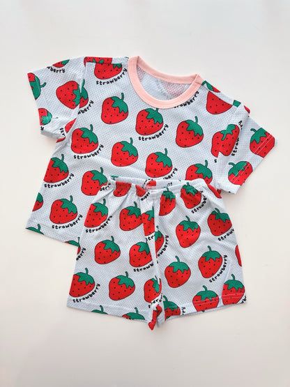 Happy Pop Cotton Mesh Home Wear Set
