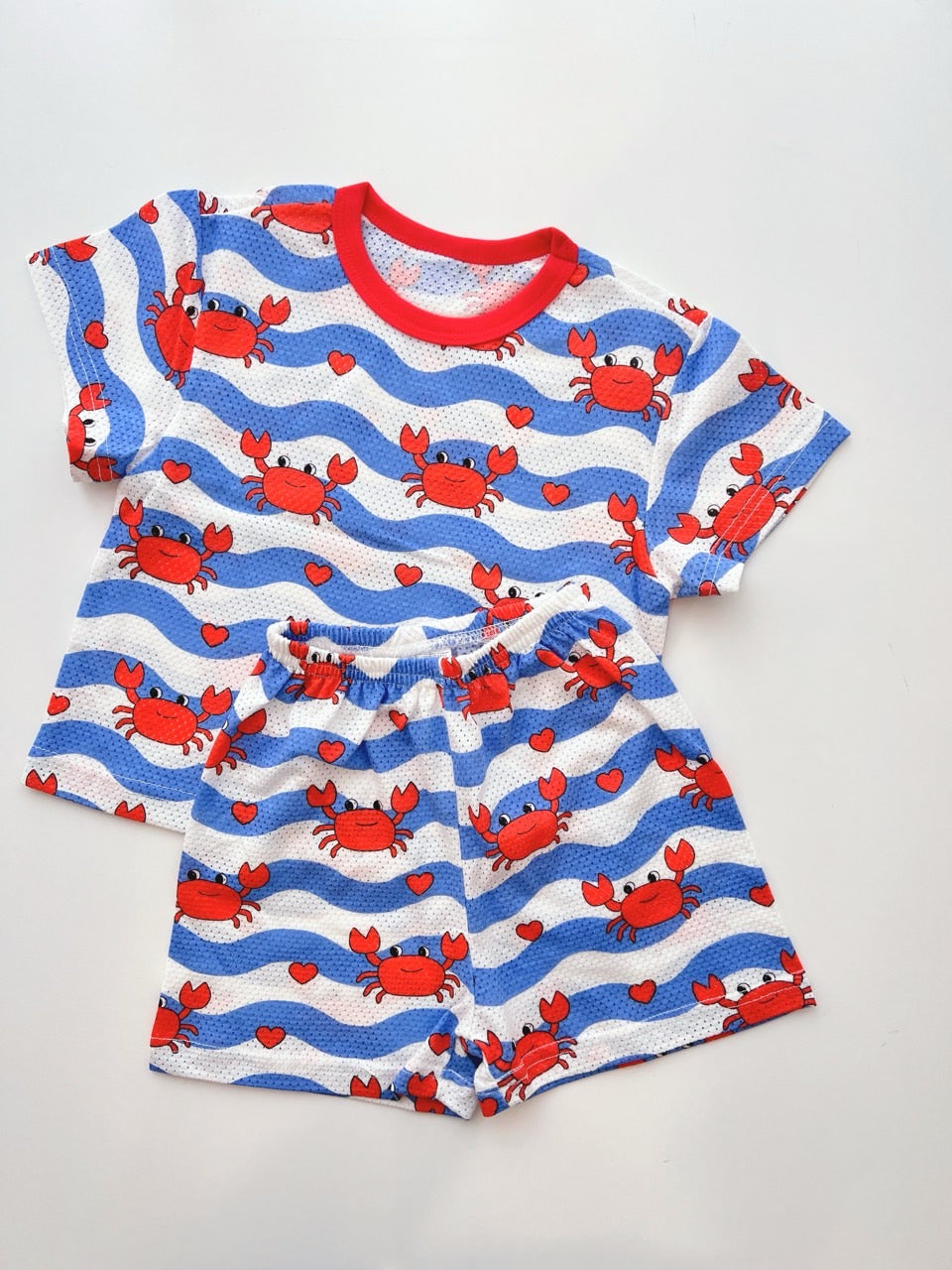 Happy Pop Cotton Mesh Home Wear Set