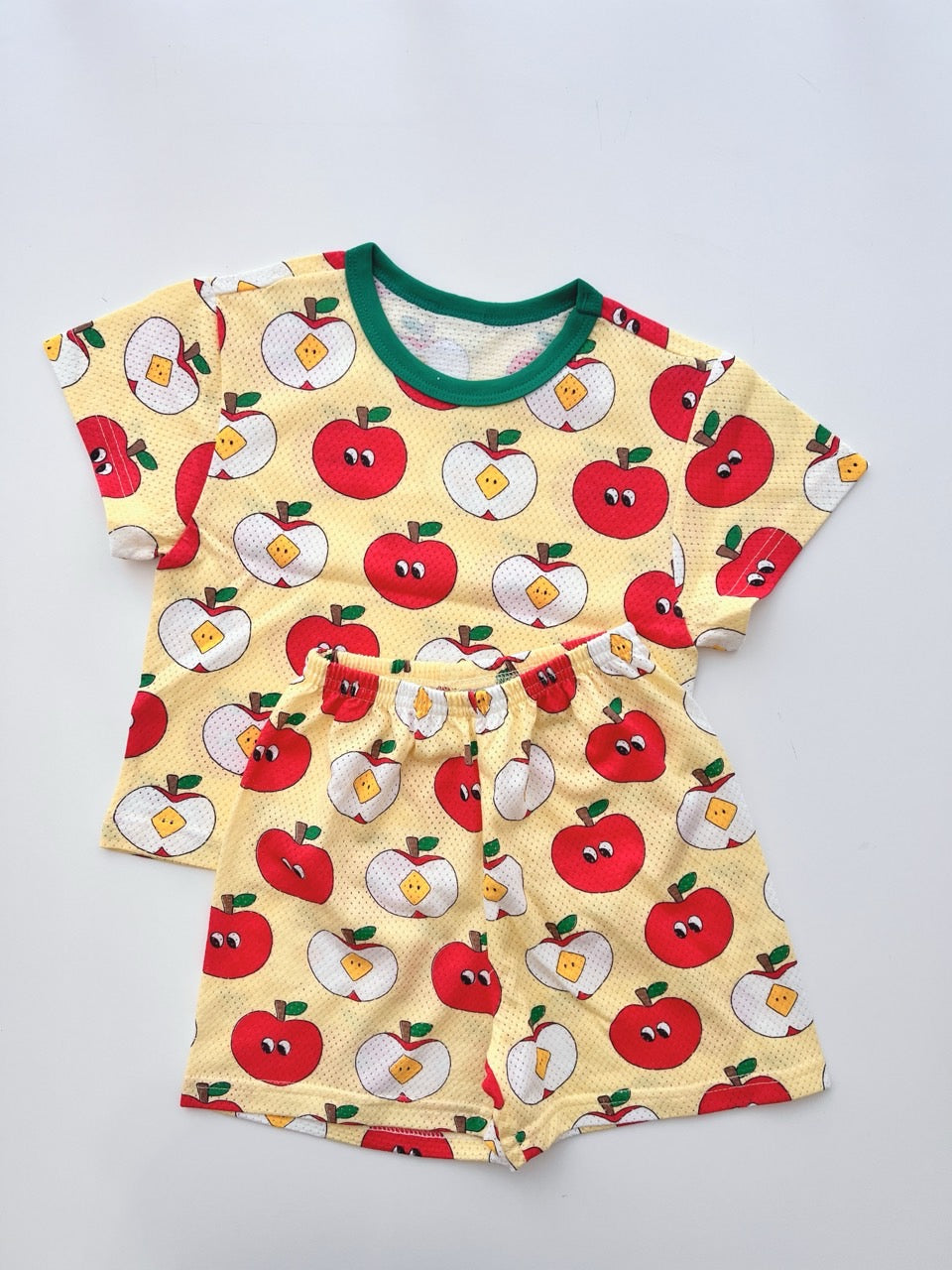 Happy Pop Cotton Mesh Home Wear Set