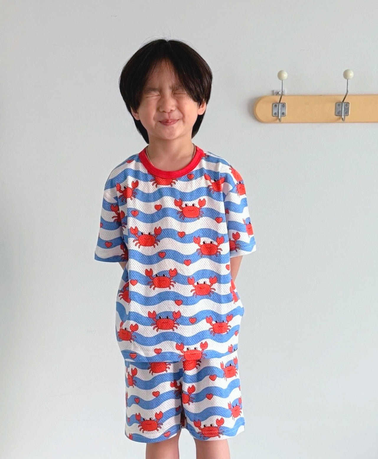 Happy Pop Cotton Mesh Home Wear Set
