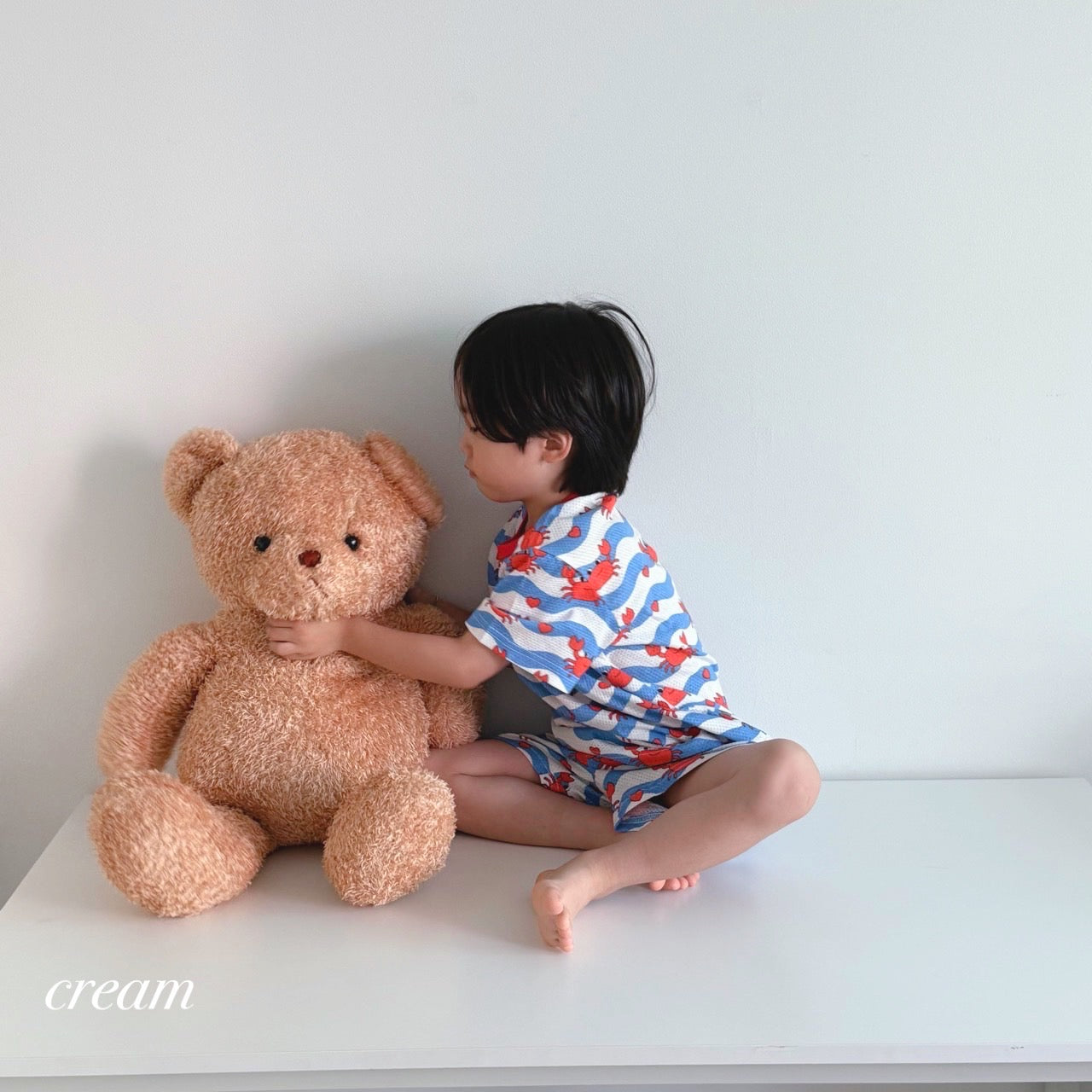 Happy Pop Cotton Mesh Home Wear Set