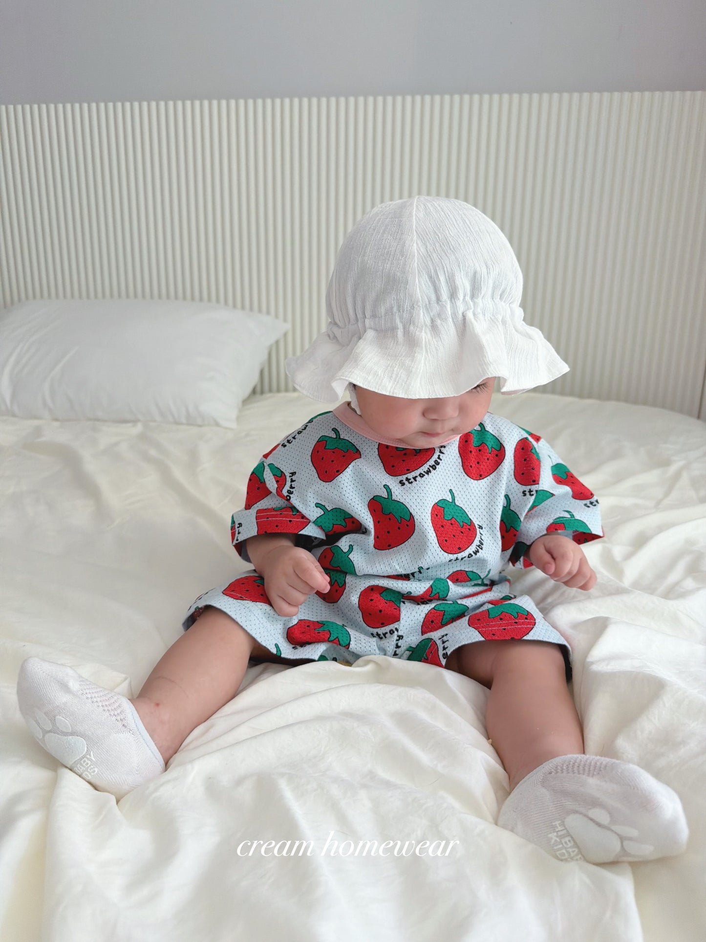 Happy Pop Cotton Mesh Home Wear Set