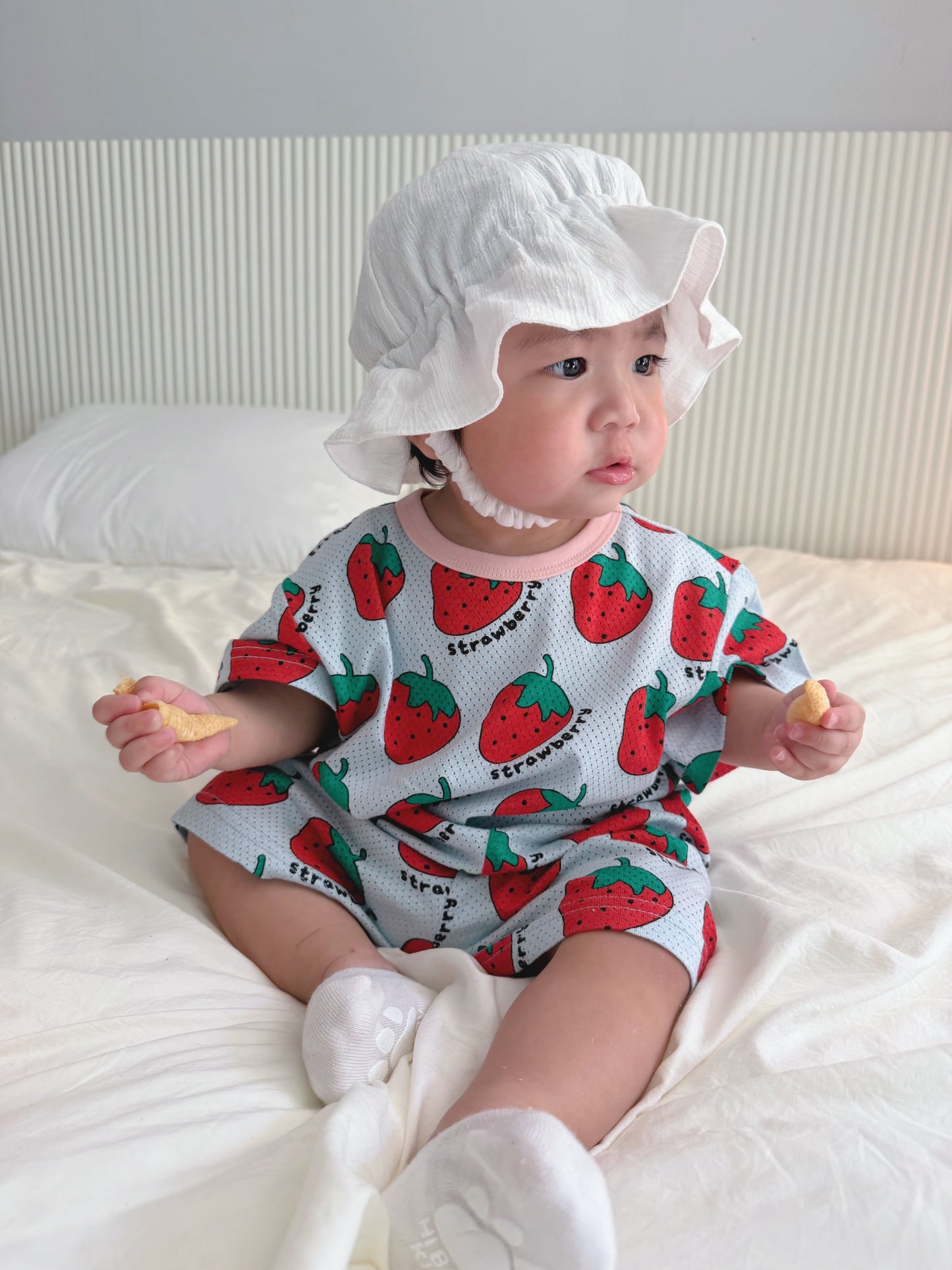 Happy Pop Cotton Mesh Home Wear Set
