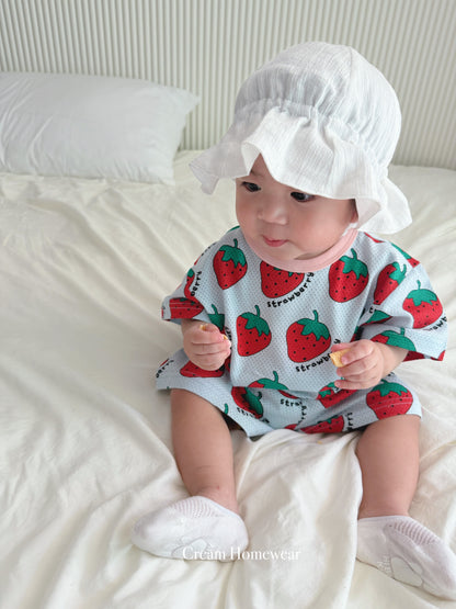 Happy Pop Cotton Mesh Home Wear Set