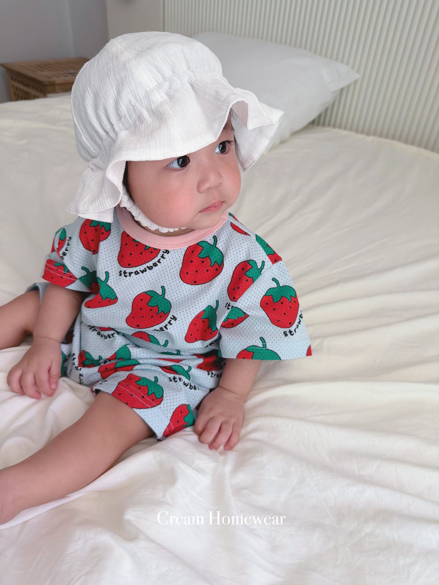 Happy Pop Cotton Mesh Home Wear Set