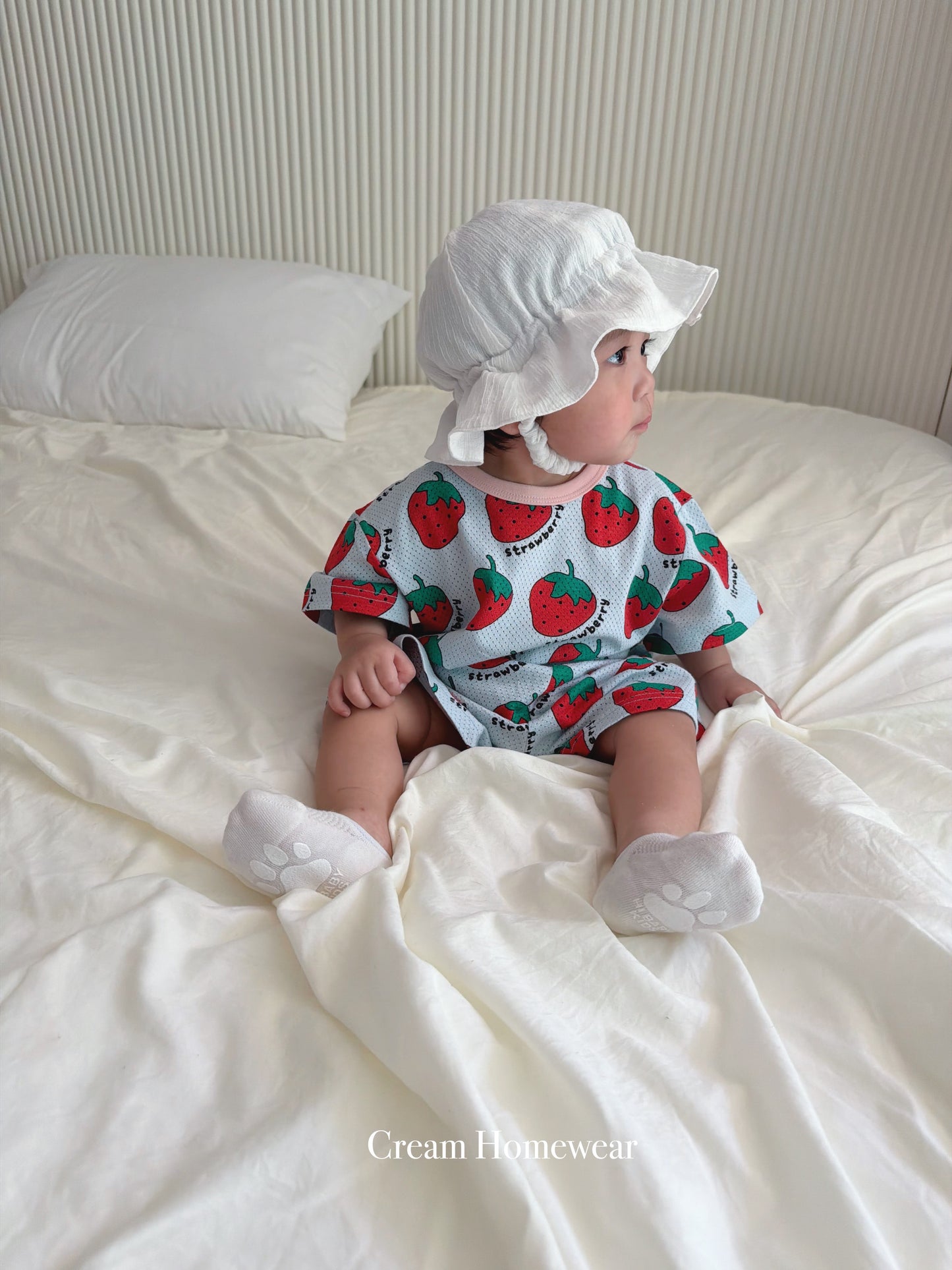 Happy Pop Cotton Mesh Home Wear Set