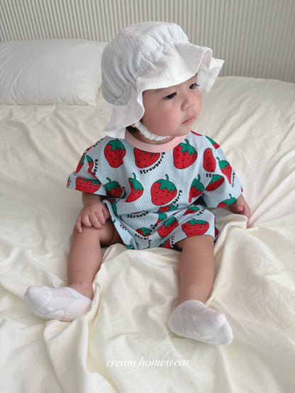 Happy Pop Cotton Mesh Home Wear Set