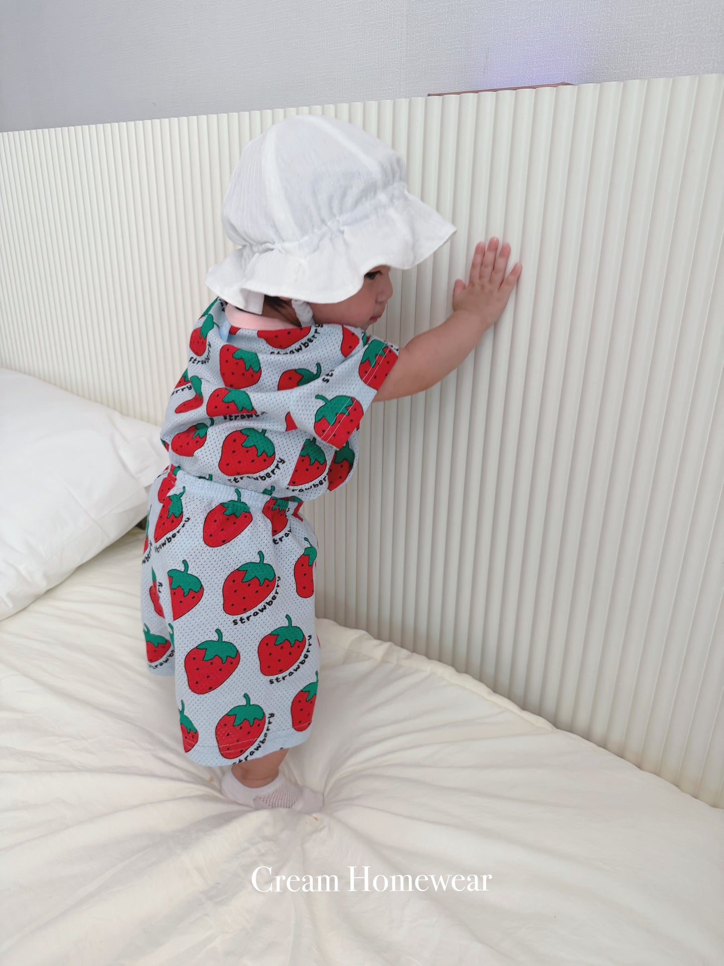 Happy Pop Cotton Mesh Home Wear Set