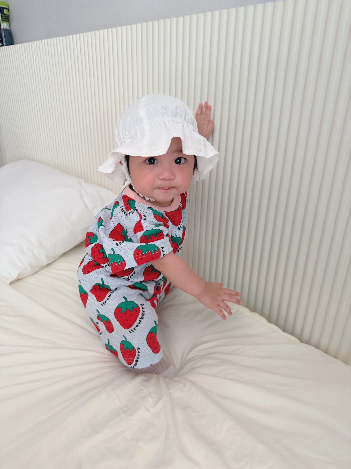 Happy Pop Cotton Mesh Home Wear Set