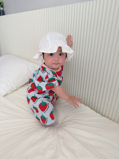 Happy Pop Cotton Mesh Home Wear Set