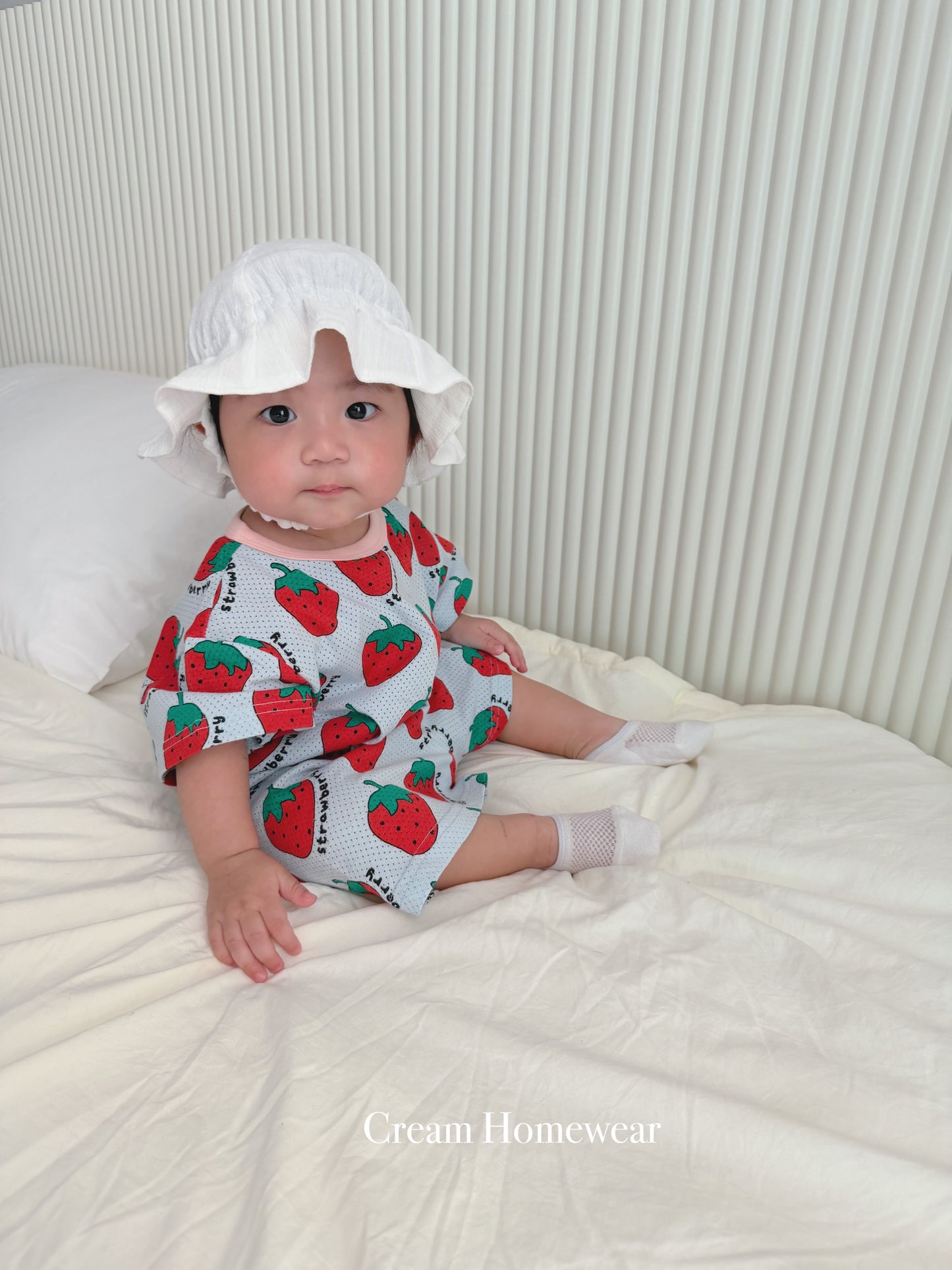 Happy Pop Cotton Mesh Home Wear Set