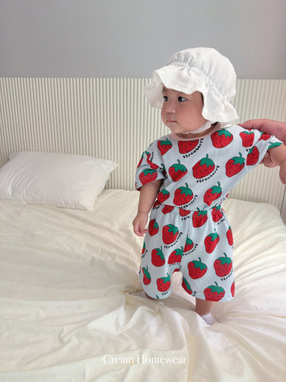 Happy Pop Cotton Mesh Home Wear Set