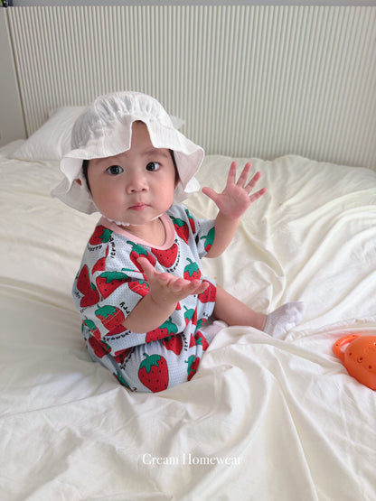 Happy Pop Cotton Mesh Home Wear Set