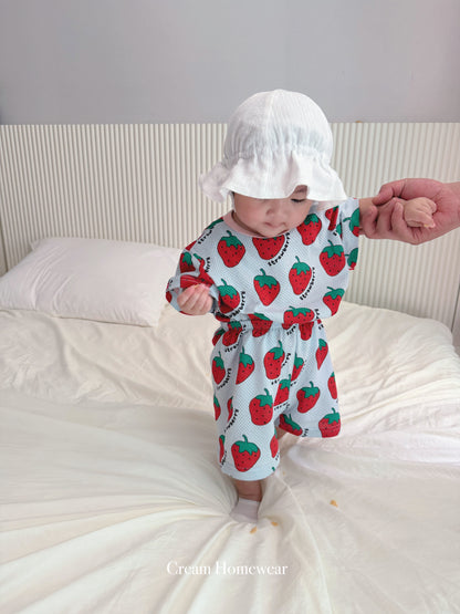 Happy Pop Cotton Mesh Home Wear Set