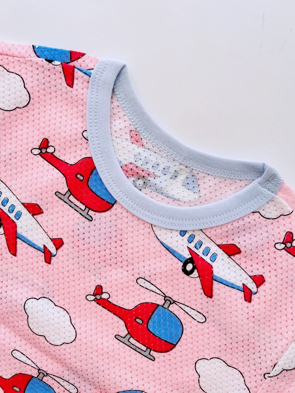 Happy Pop Cotton Mesh Home Wear Set