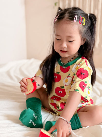 Happy Pop Cotton Mesh Home Wear Set