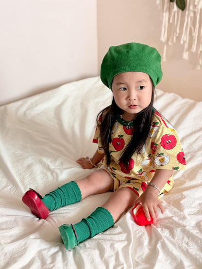 Happy Pop Cotton Mesh Home Wear Set