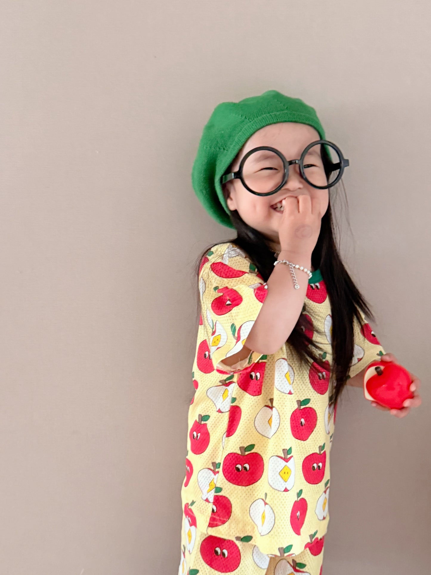 Happy Pop Cotton Mesh Home Wear Set