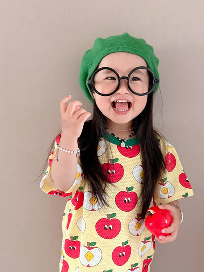 Happy Pop Cotton Mesh Home Wear Set