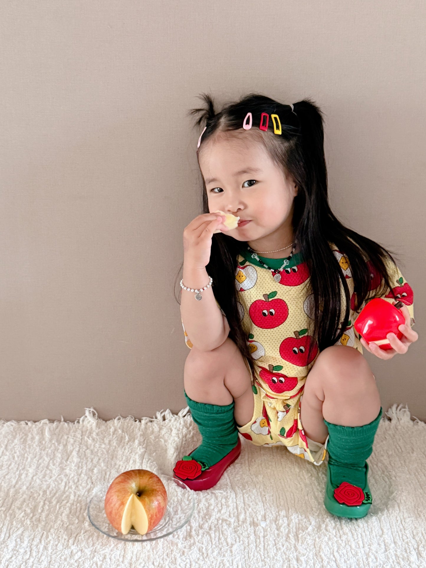 Happy Pop Cotton Mesh Home Wear Set