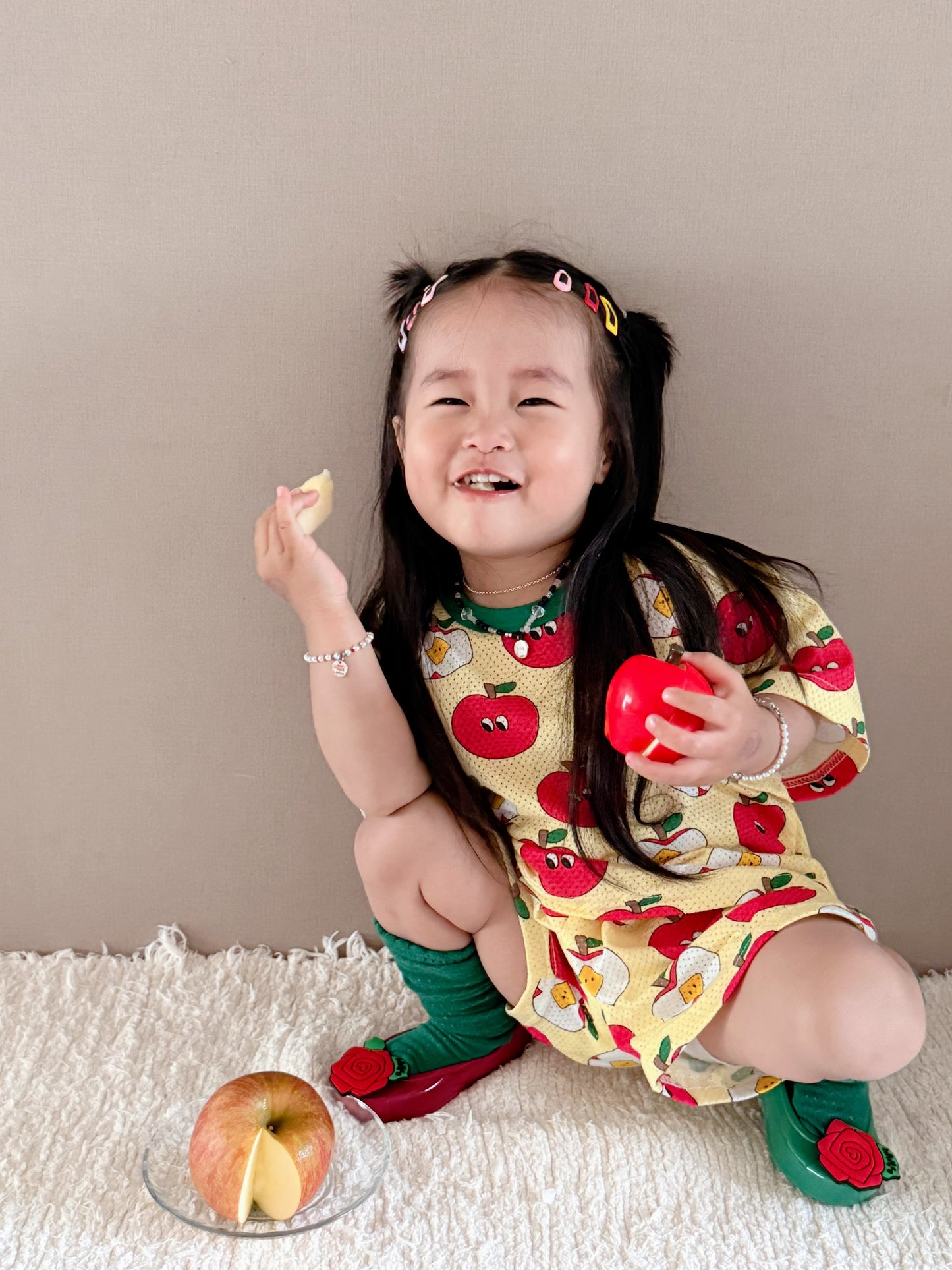 Happy Pop Cotton Mesh Home Wear Set