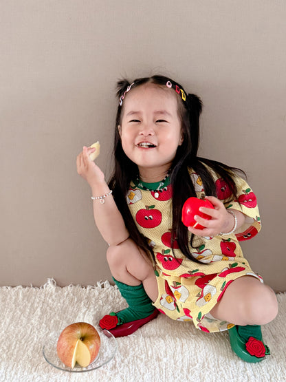 Happy Pop Cotton Mesh Home Wear Set