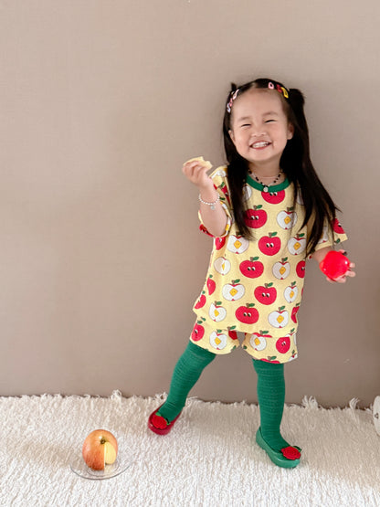 Happy Pop Cotton Mesh Home Wear Set