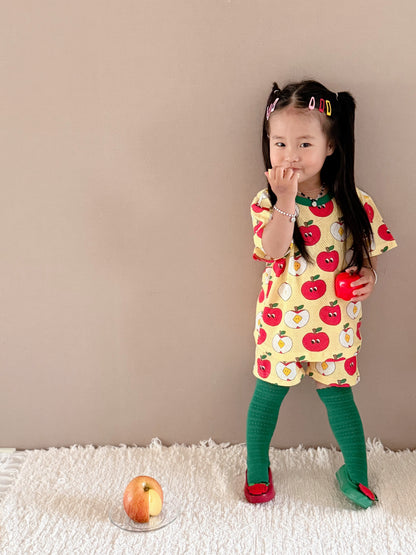 Happy Pop Cotton Mesh Home Wear Set