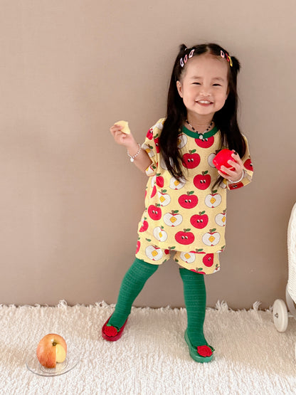Happy Pop Cotton Mesh Home Wear Set