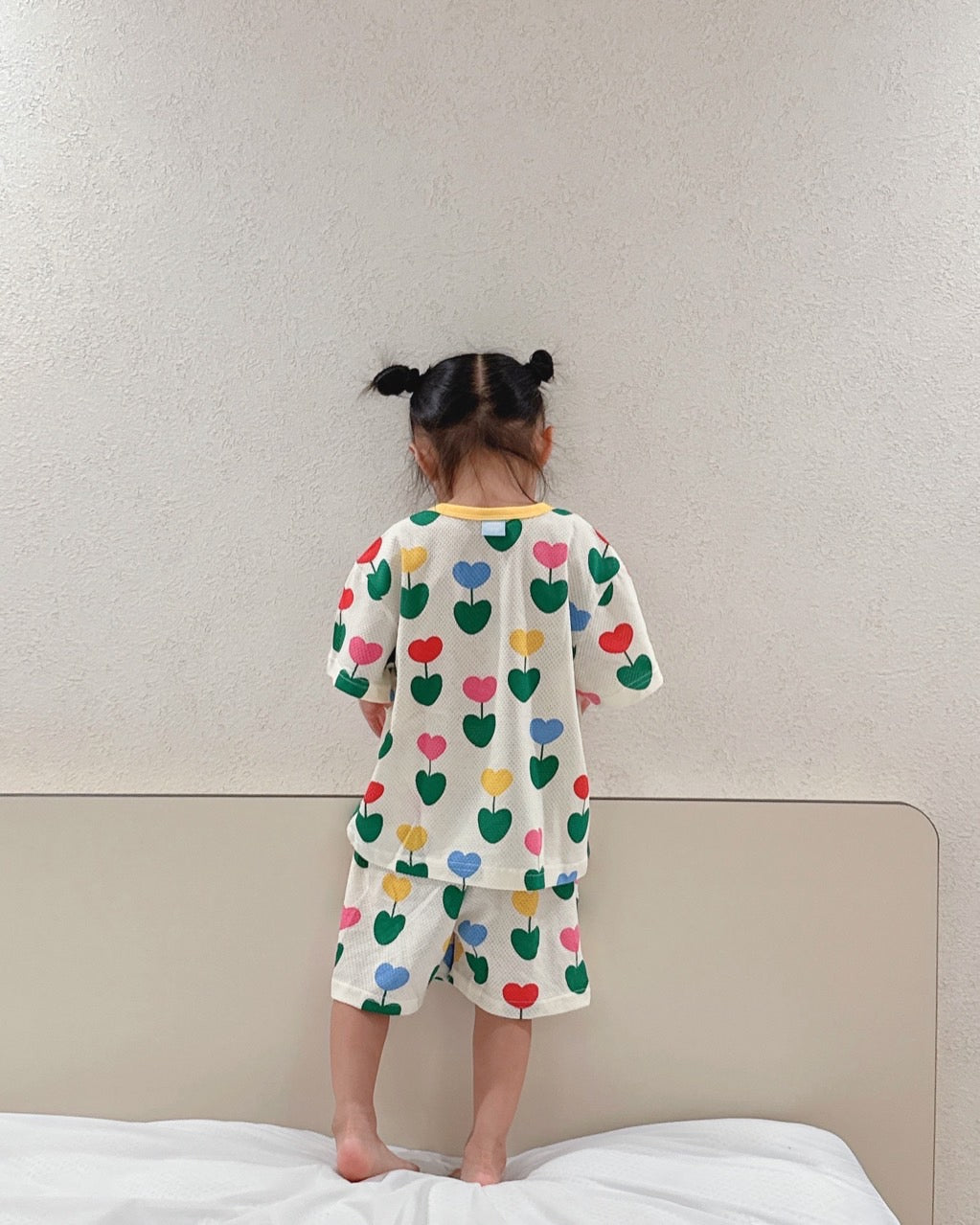Happy Pop Cotton Mesh Home Wear Set
