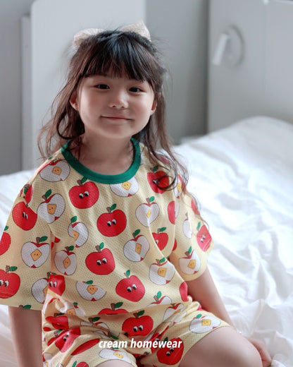 Happy Pop Cotton Mesh Home Wear Set
