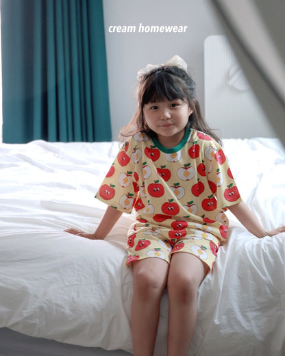 Happy Pop Cotton Mesh Home Wear Set
