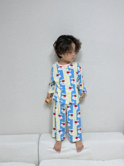 Bamboo Ribbed Loose-Fit Home Wear Set (Mom Couple)
