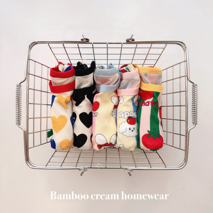 Bamboo Ribbed Loose-Fit Home Wear Set (Mom Couple)