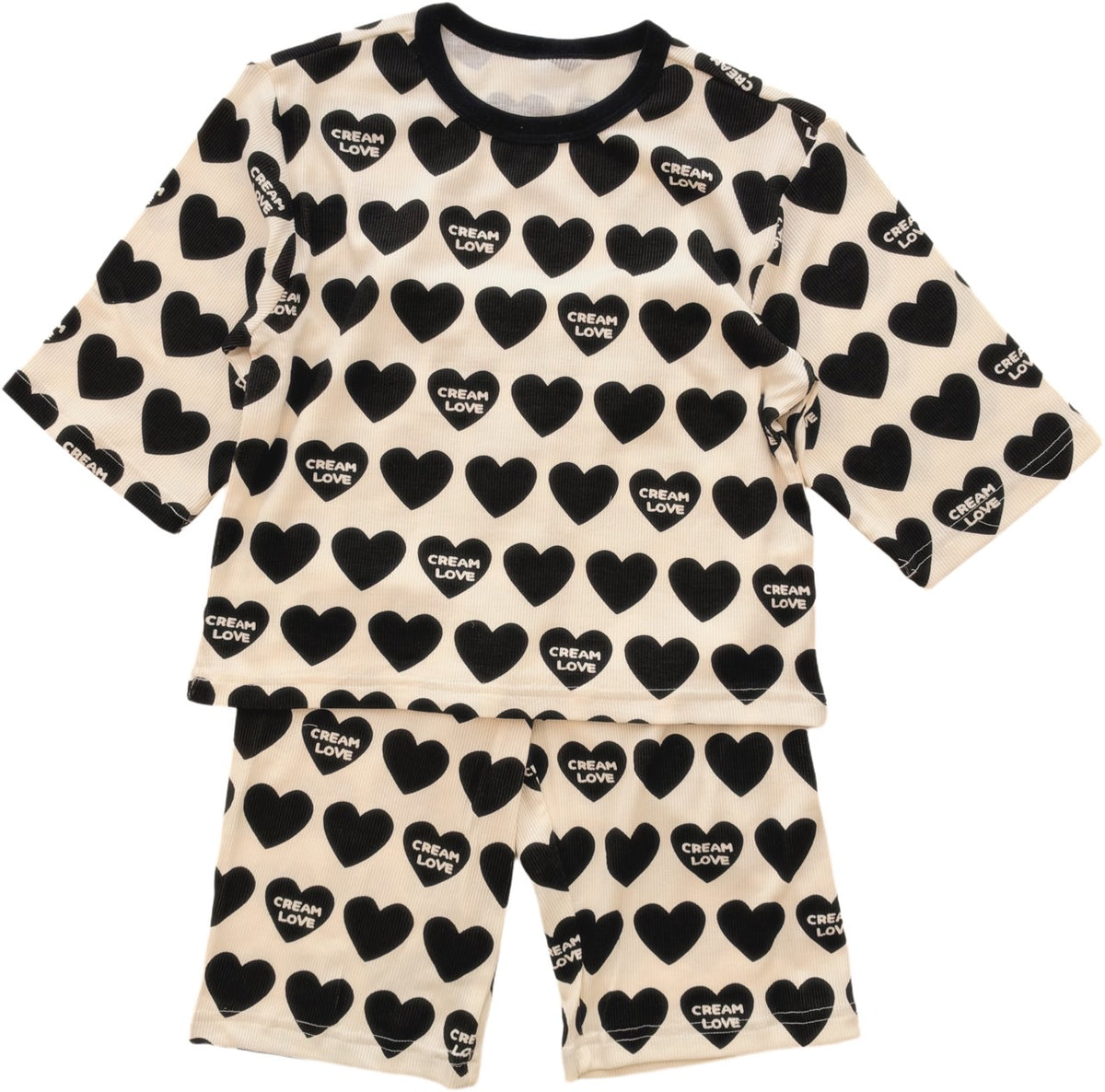 Bamboo Ribbed Loose-Fit Home Wear Set (Mom Couple)