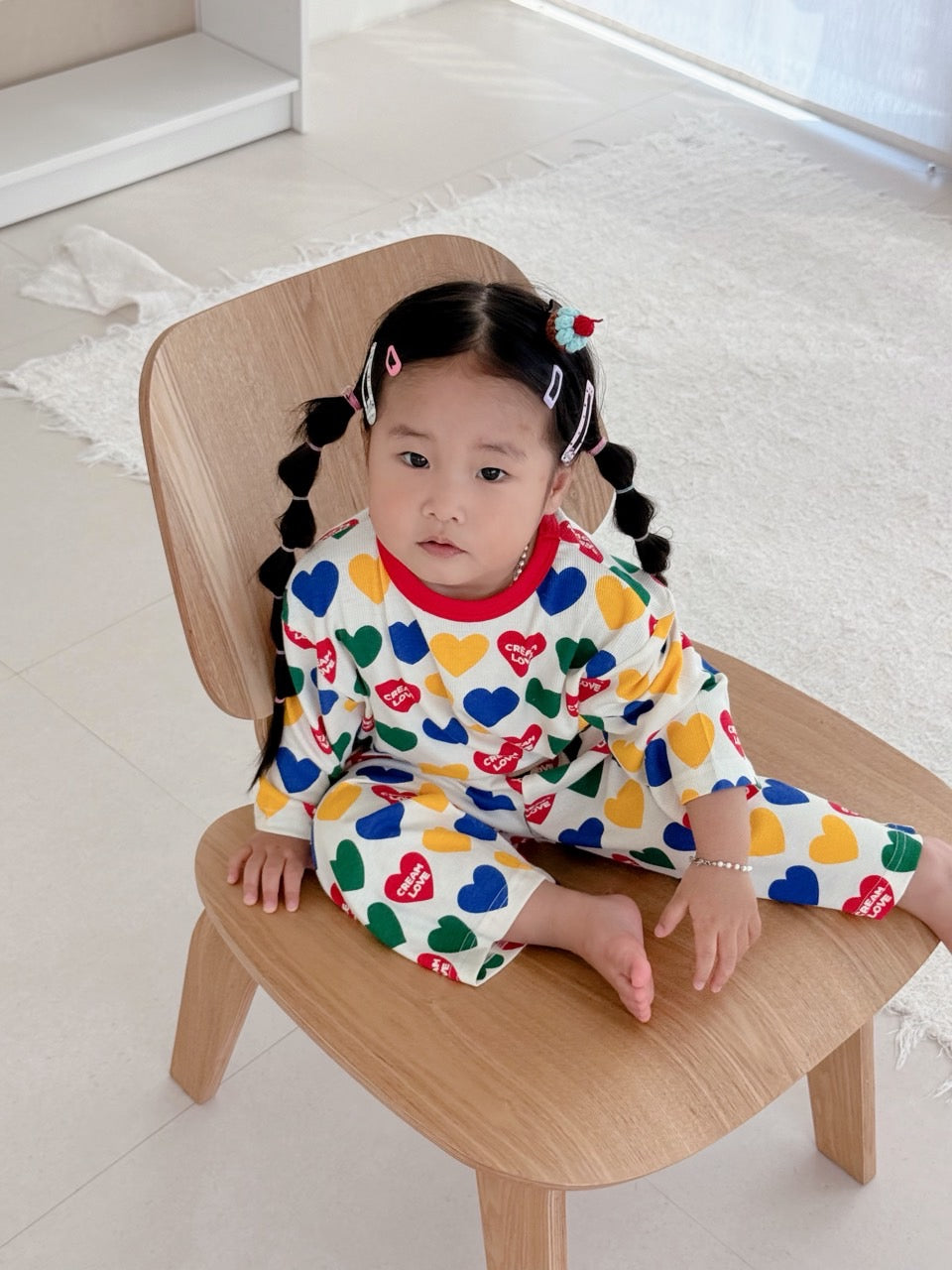 Bamboo Ribbed Loose-Fit Home Wear Set (Mom Couple)