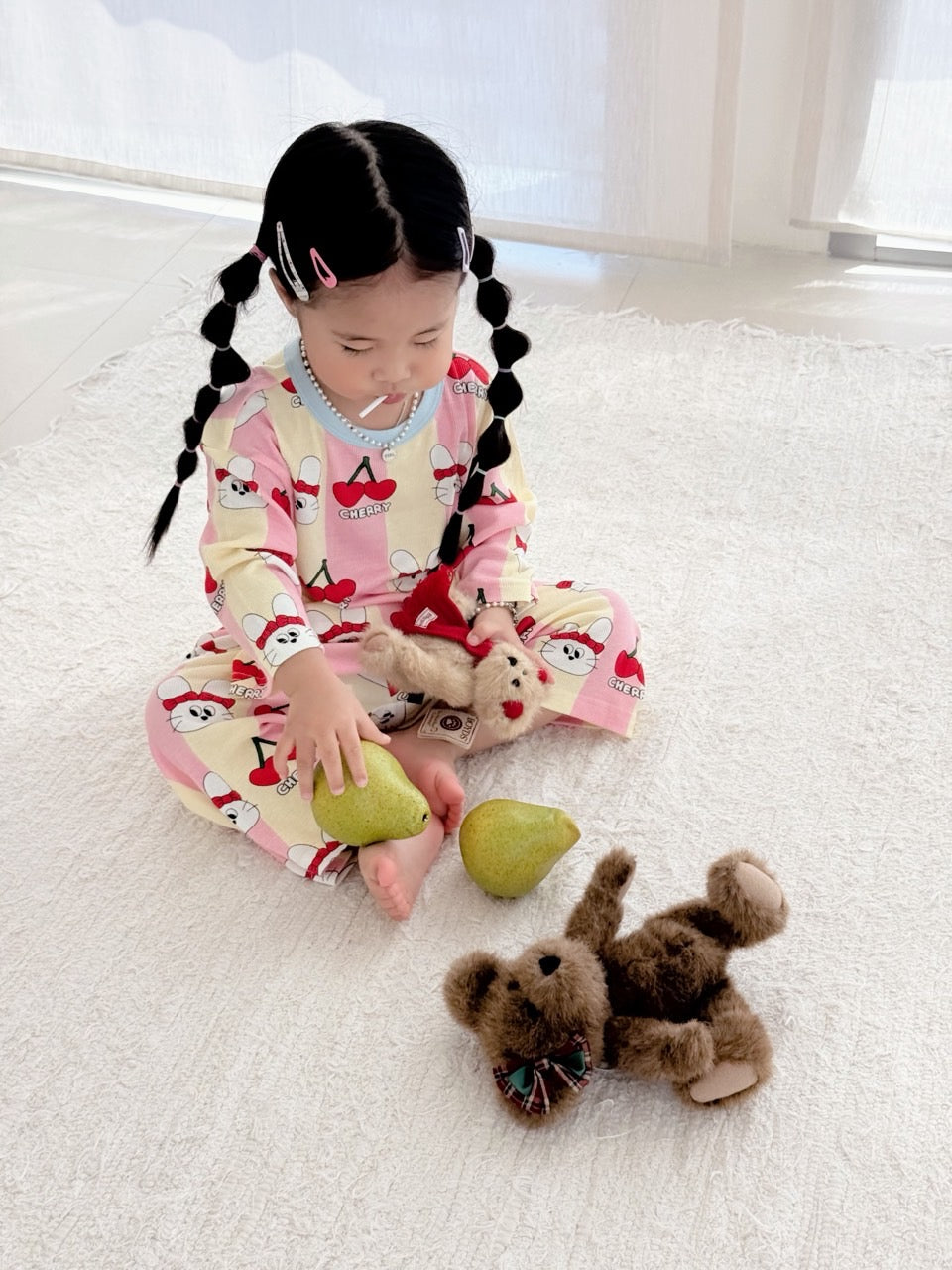 Bamboo Ribbed Loose-Fit Home Wear Set (Mom Couple)