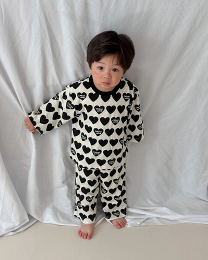Bamboo Ribbed Loose-Fit Home Wear Set (Mom Couple)