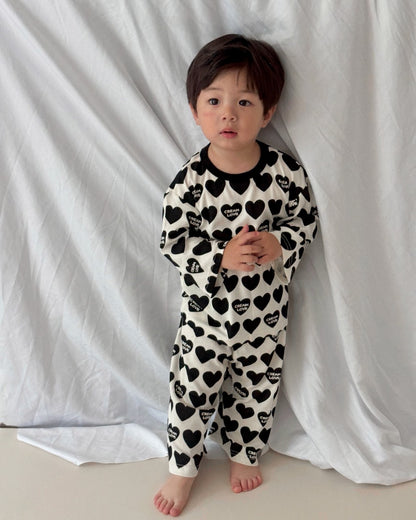 Bamboo Ribbed Loose-Fit Home Wear Set (Mom Couple)