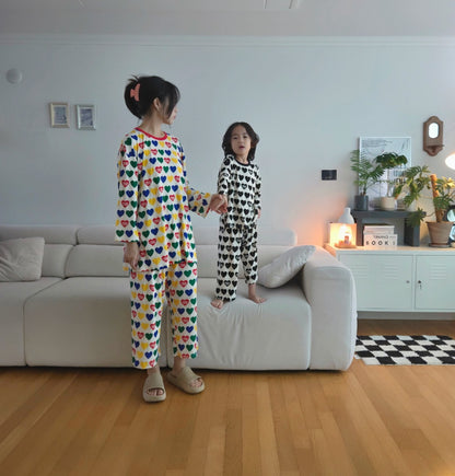 Bamboo Ribbed Loose-Fit Home Wear Set (Mom Couple)