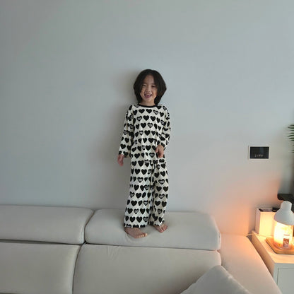 Bamboo Ribbed Loose-Fit Home Wear Set (Mom Couple)