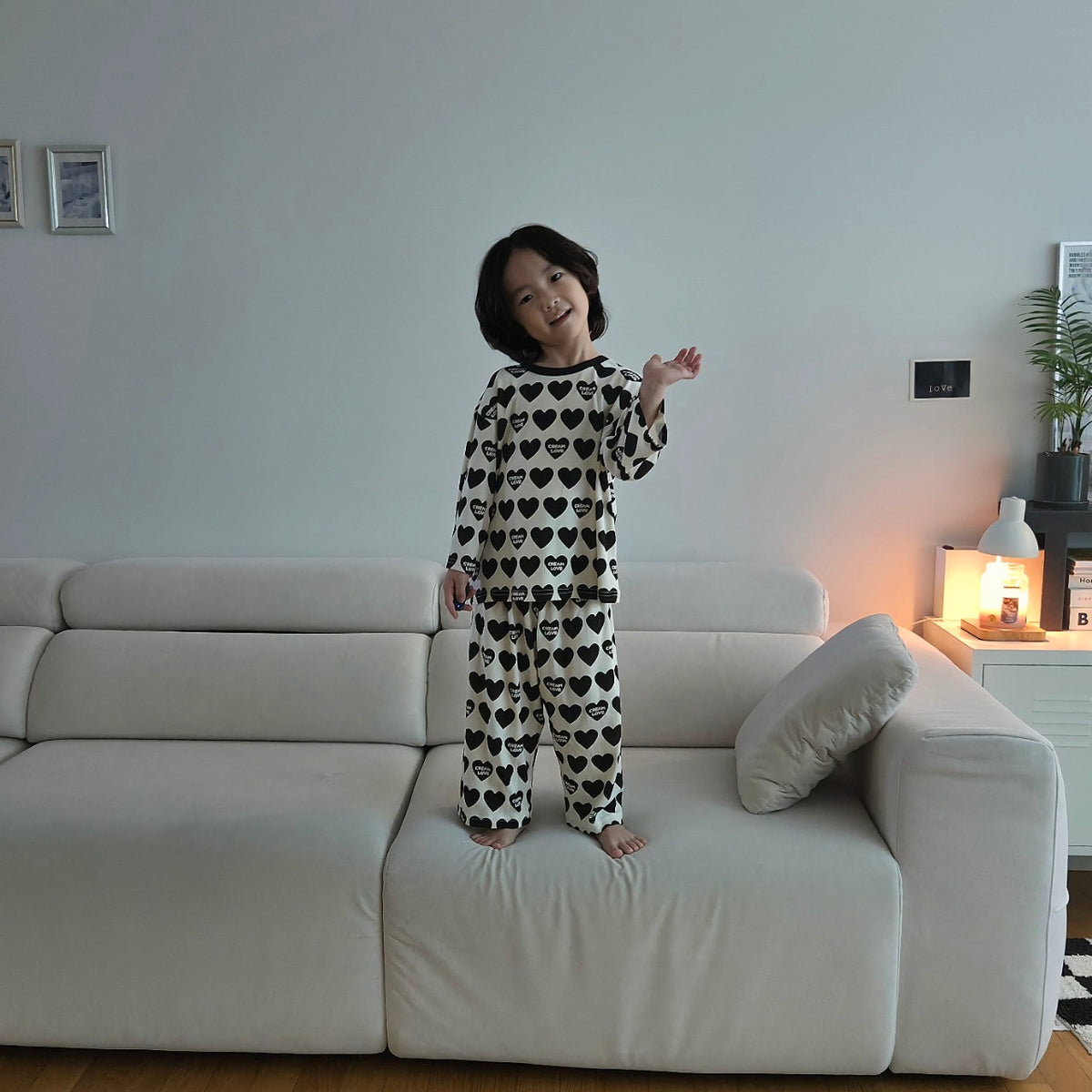 Bamboo Ribbed Loose-Fit Home Wear Set (Mom Couple)