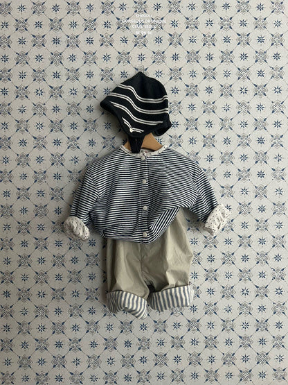 [PRE-ORDER] Line Dot Baby Cardigan