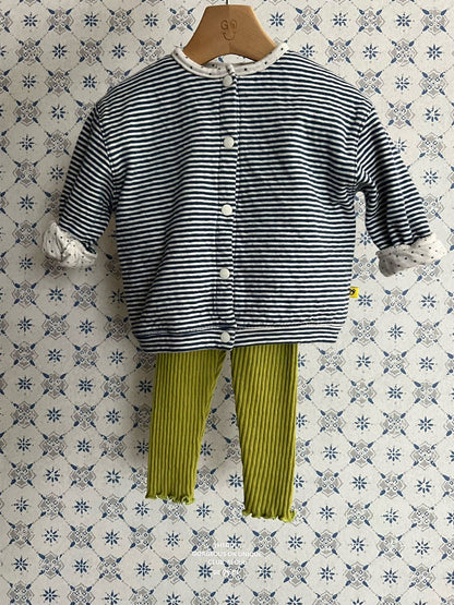 [PRE-ORDER] Line Dot Baby Cardigan