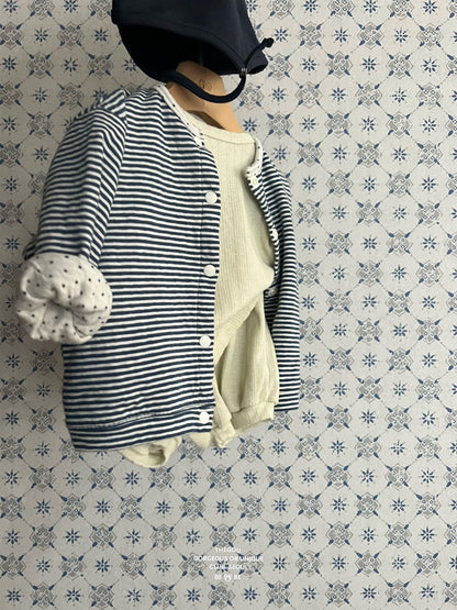 [PRE-ORDER] Line Dot Baby Cardigan