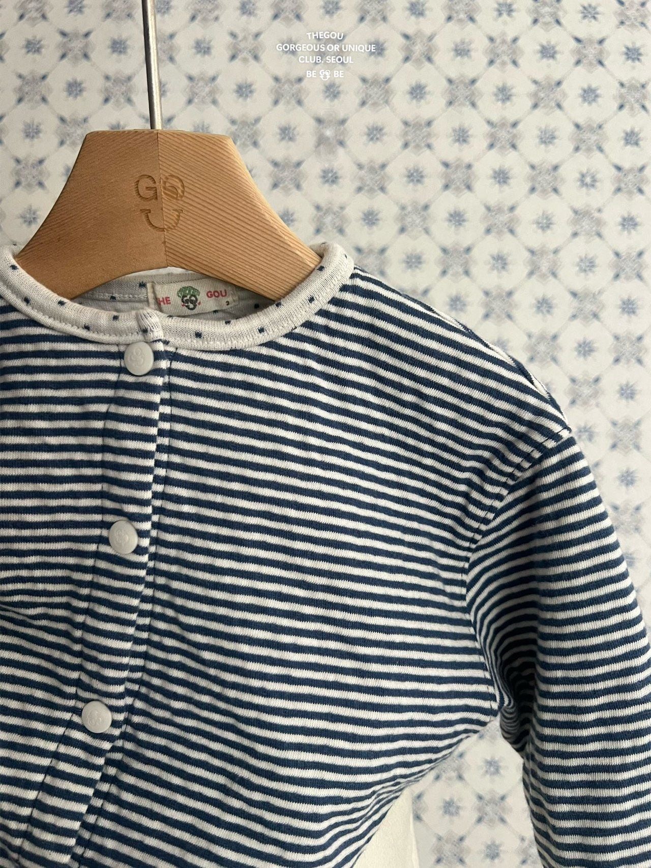 [PRE-ORDER] Line Dot Baby Cardigan